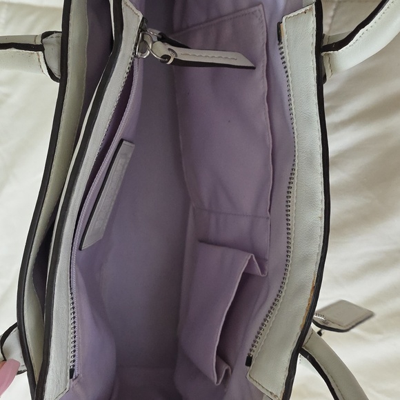 Coach Whitw Leather Handbag - Picture 5 of 8